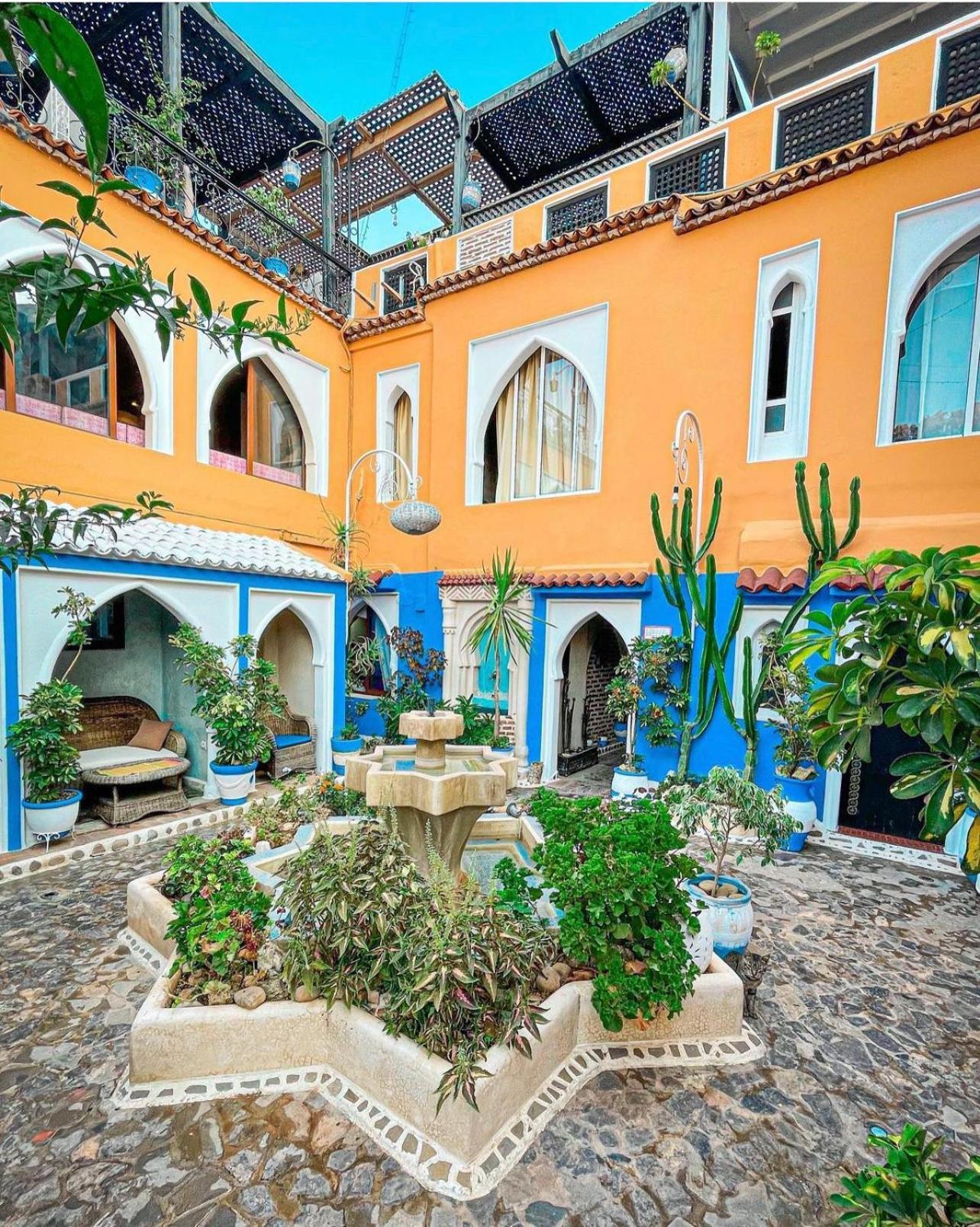Riad Hicham Chefchaouen Bagian luar foto