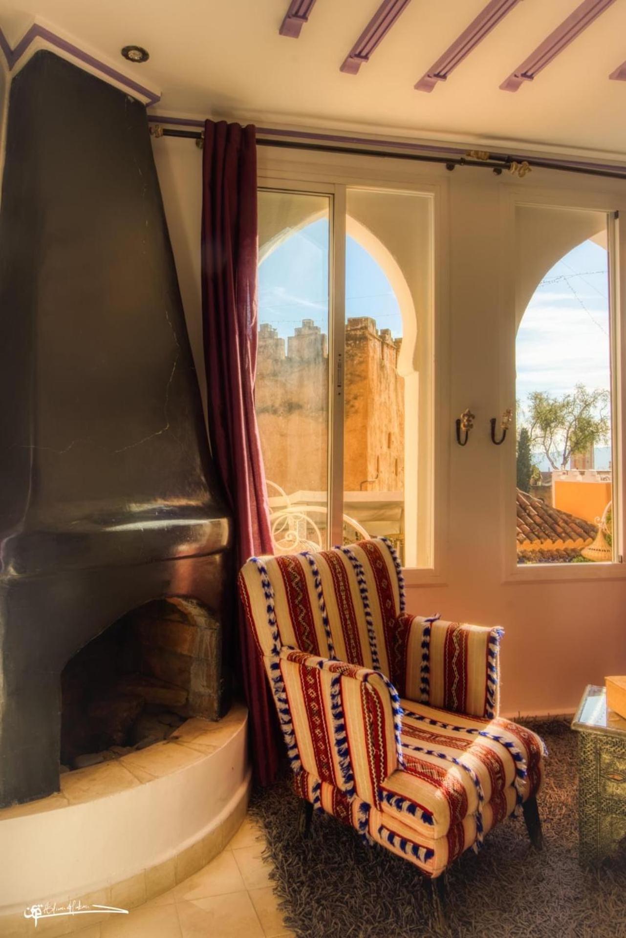 Riad Hicham Chefchaouen Bagian luar foto