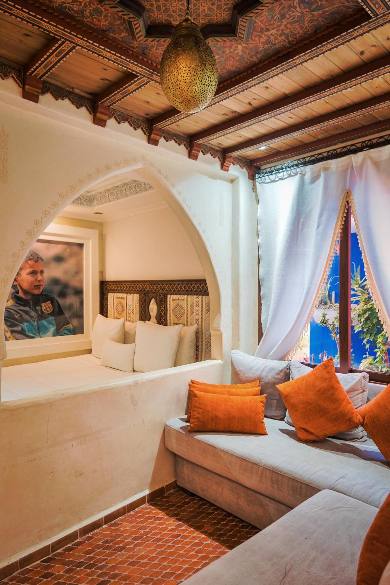 Riad Hicham Chefchaouen Bagian luar foto