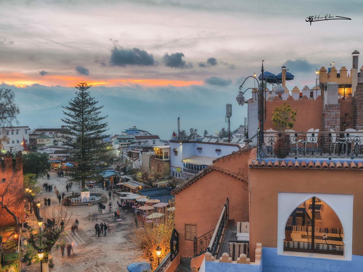 Riad Hicham Chefchaouen Bagian luar foto